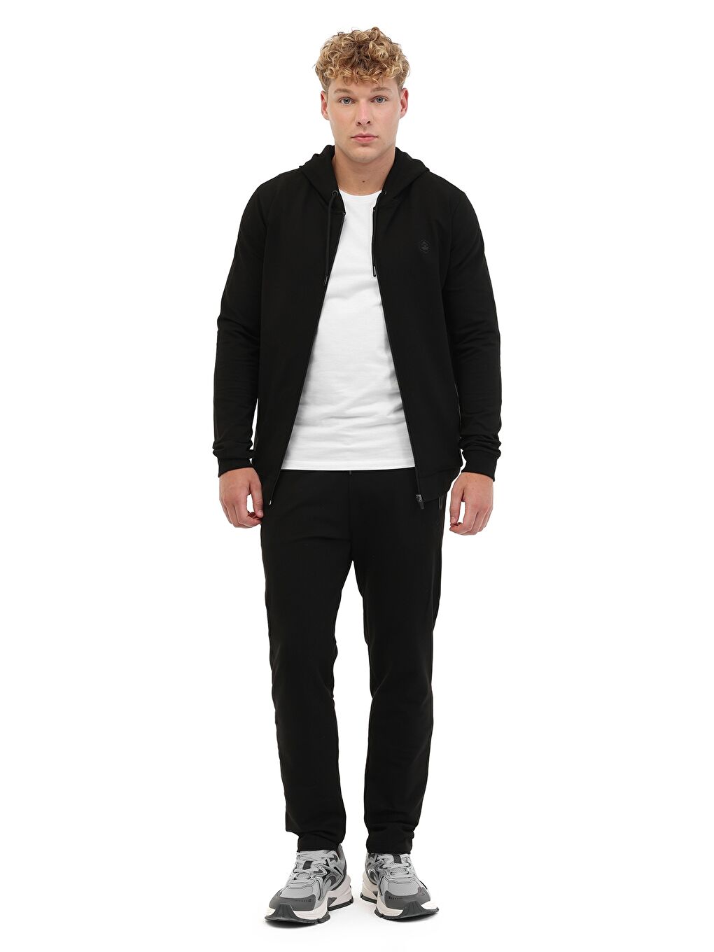 MB SMR T.SUIT 5PR Siyah Erkek Eşofman Takımı-4