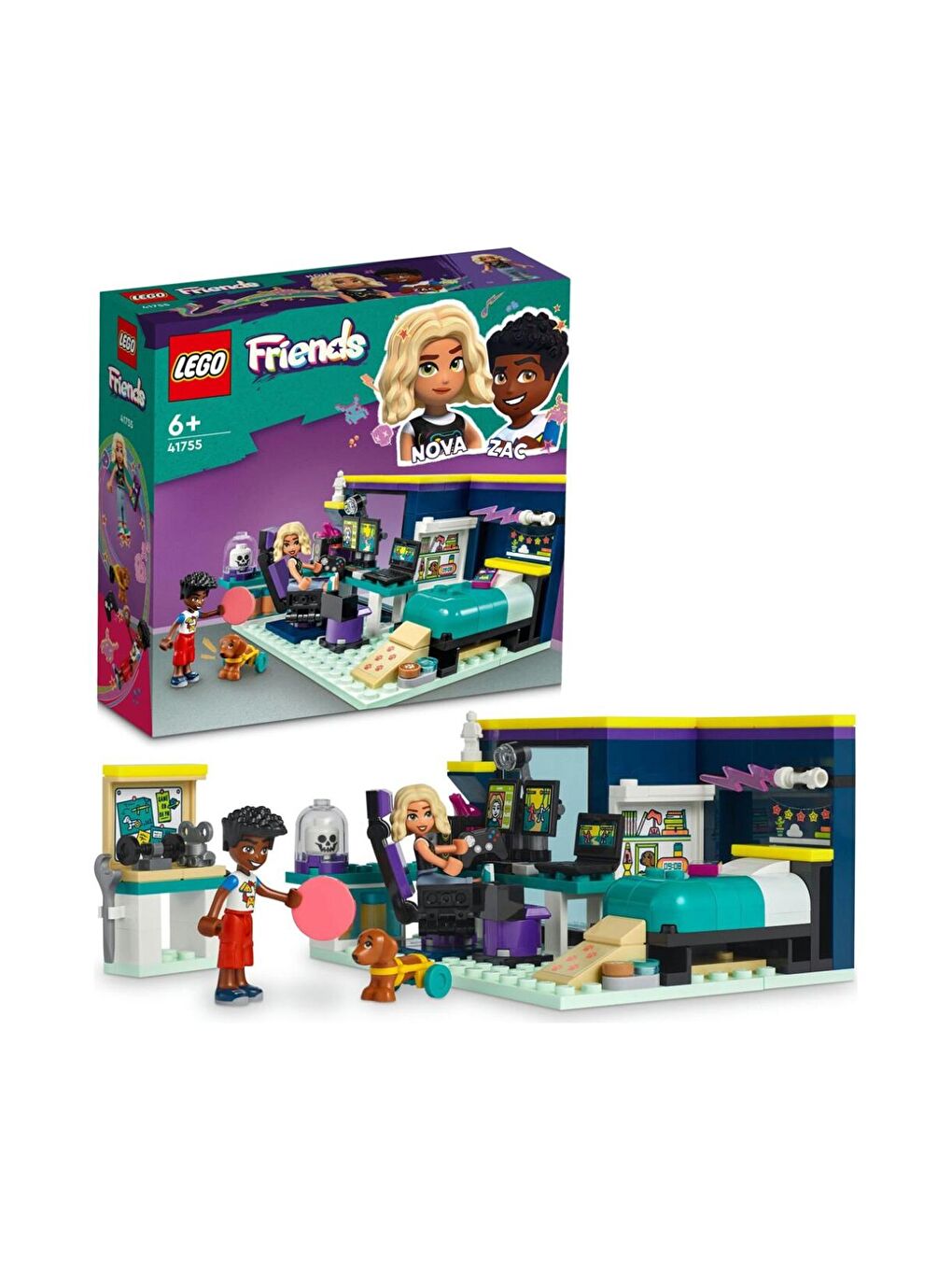 Lego Beyaz Lego Friends Nova'nın Odası 41755