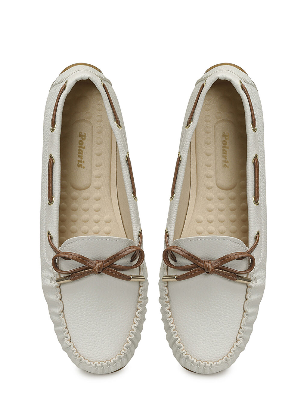 327020.Z 6FX Beyaz Kadın Loafer-3