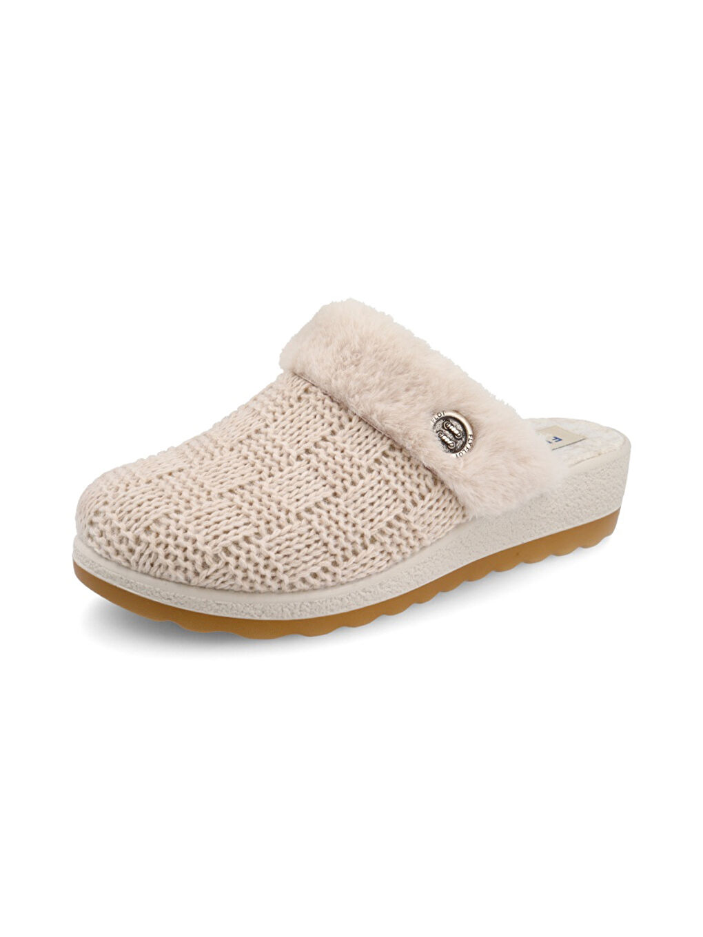 Bej Kadın Ev Terliği 44 X59 KR CLOTH WOMAN SLIPPER-1