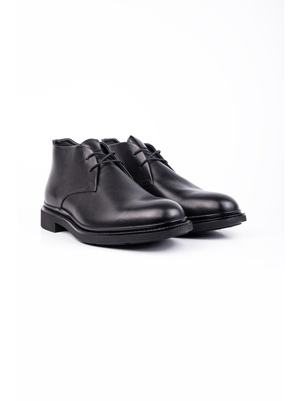 Siyah %100 Deri Analin Bağcıklı Classic Ayakkabı 1033245162-1