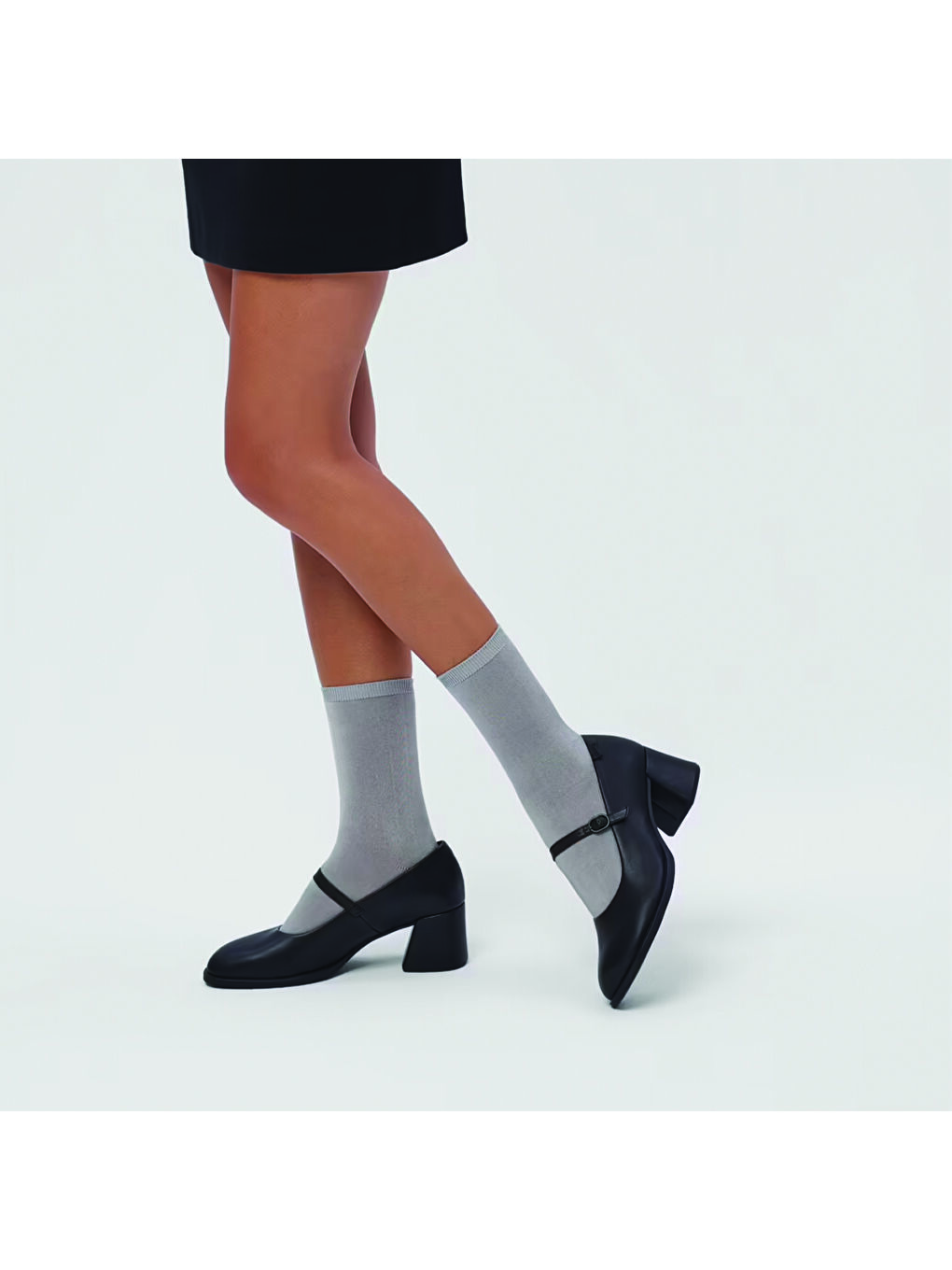 Kadın Siyah Topuklu Ayakkabı-4