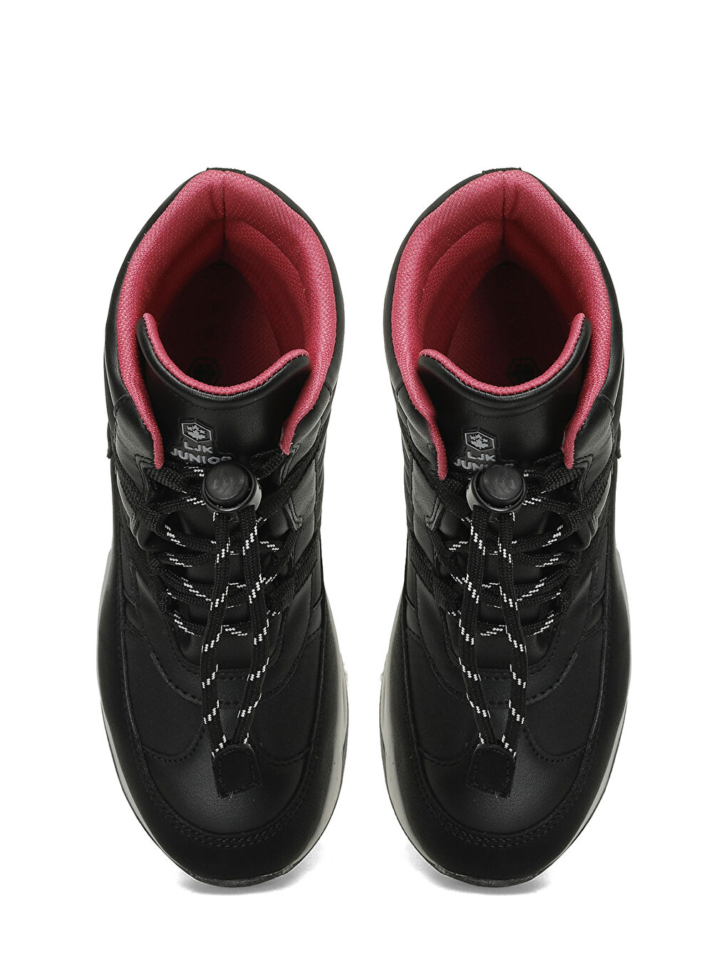 MIKLEN 4PR Siyah Kız Çocuk Kar Botu Çizme-3