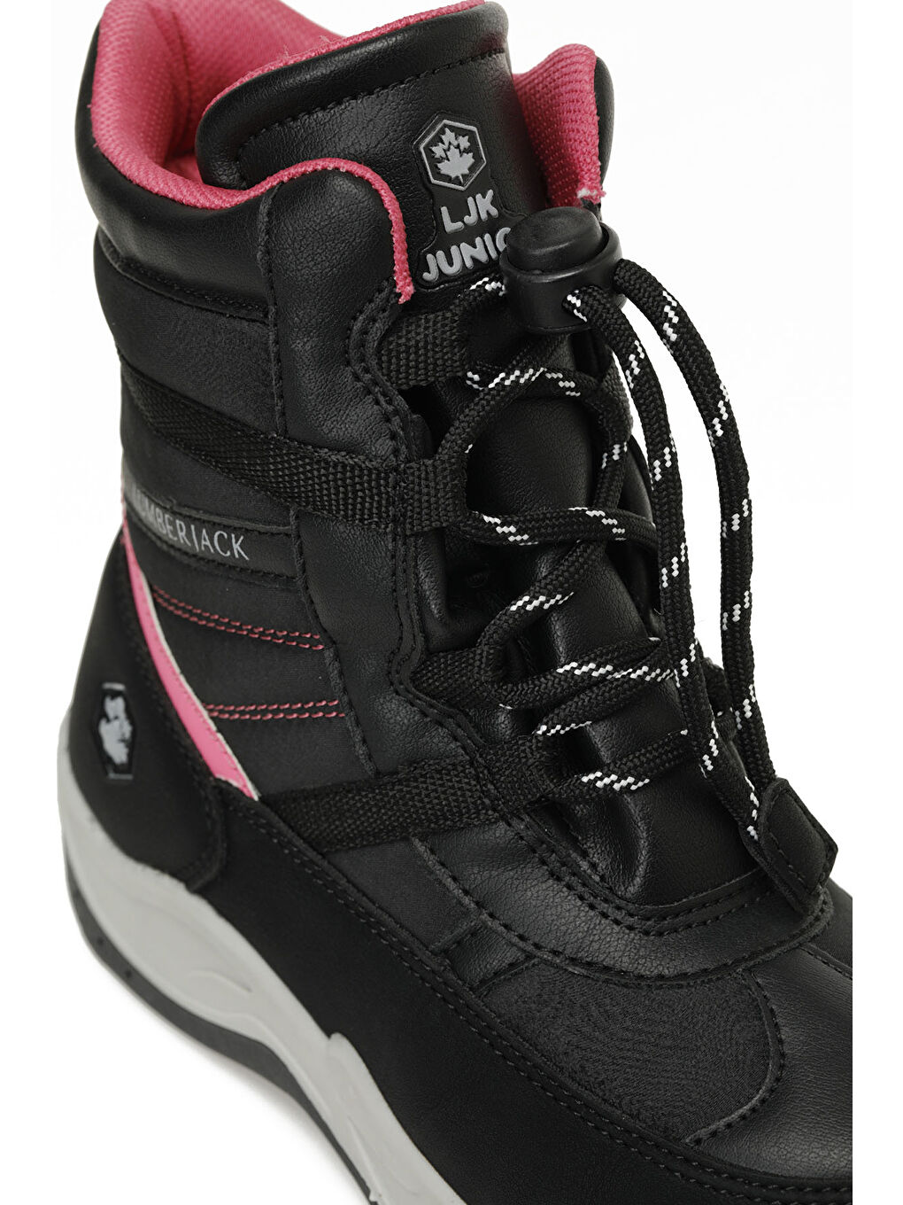 MIKLEN 4PR Siyah Kız Çocuk Kar Botu Çizme-6