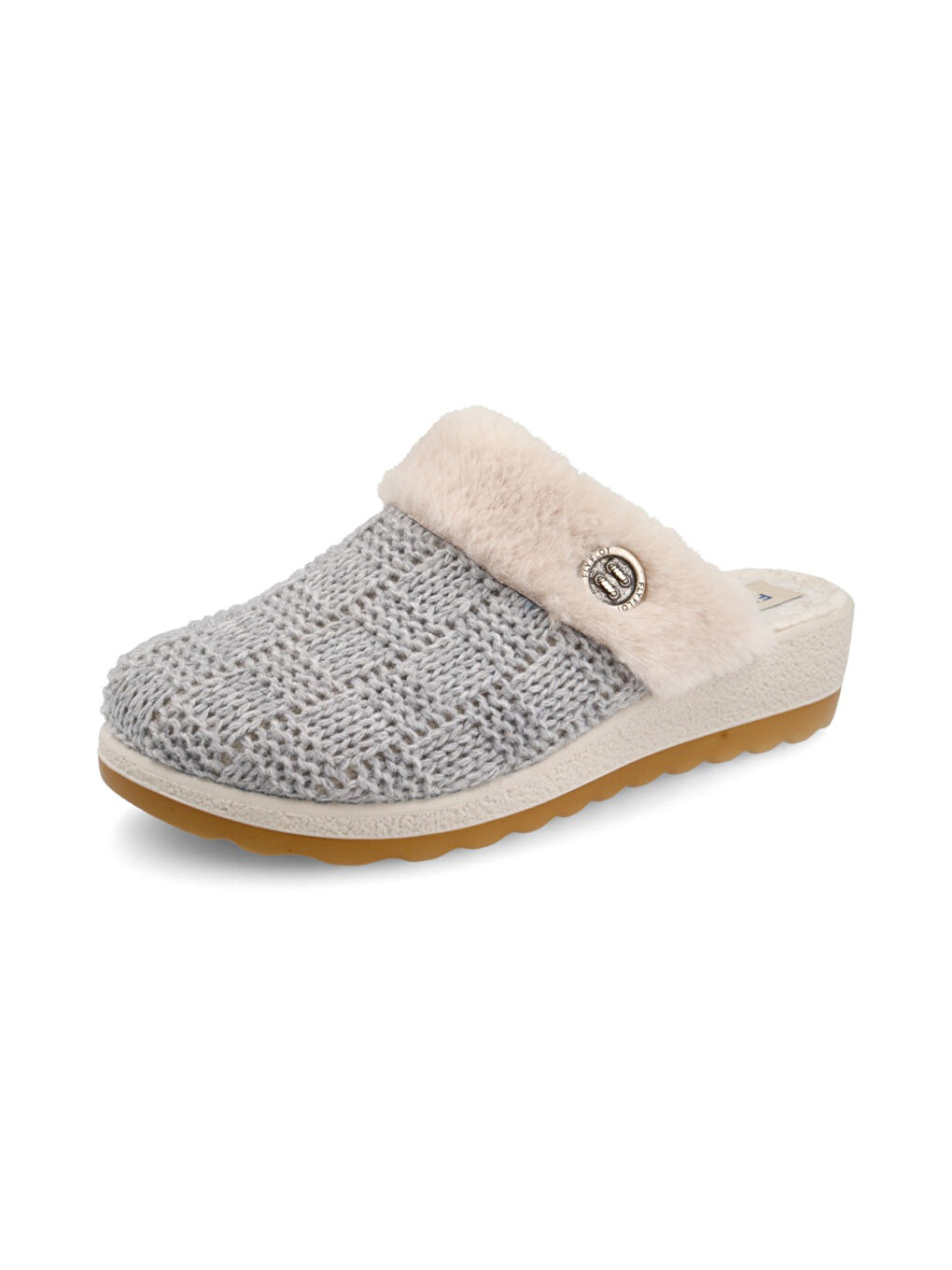 Gri Kadın Ev Terliği 44 X59 KR CLOTH WOMAN SLIPPER-1
