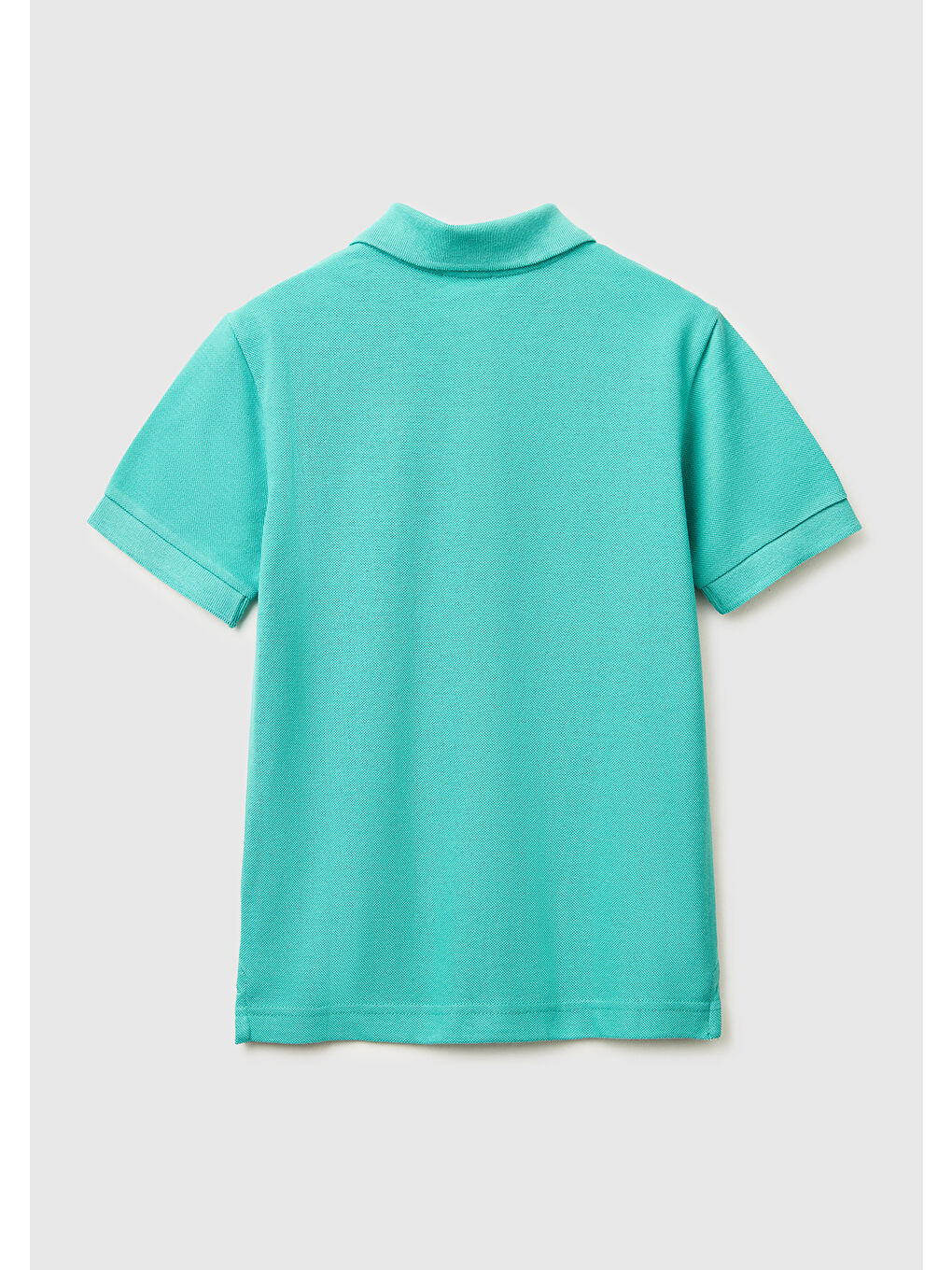 Erkek Çocuk Mavi-yeşil Logolu Pike Polo T-Shirt-1