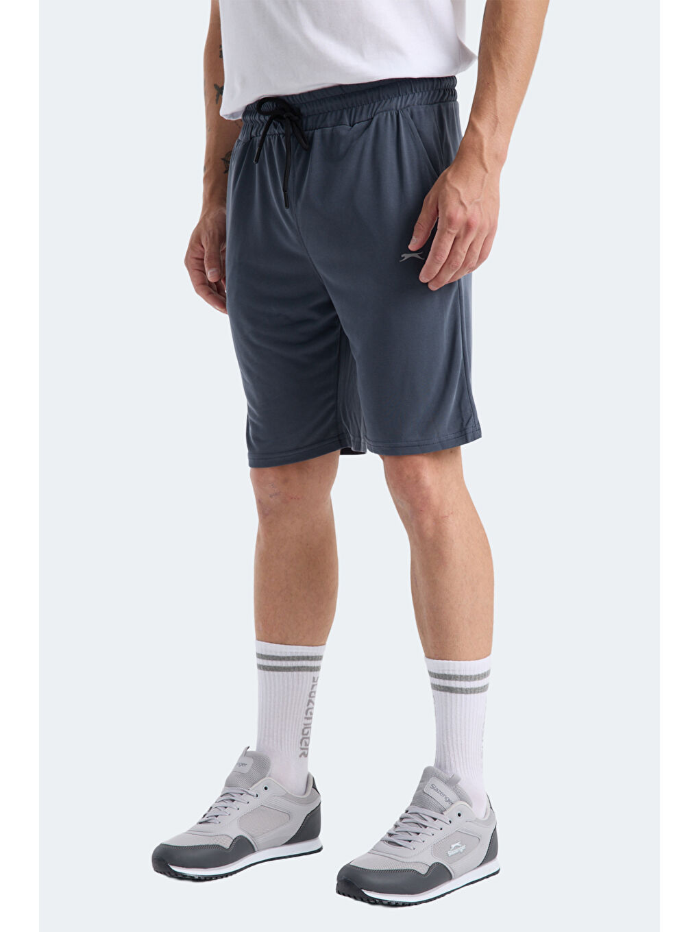 KUSSO IN Erkek Cepli Açık Gri Şort-3