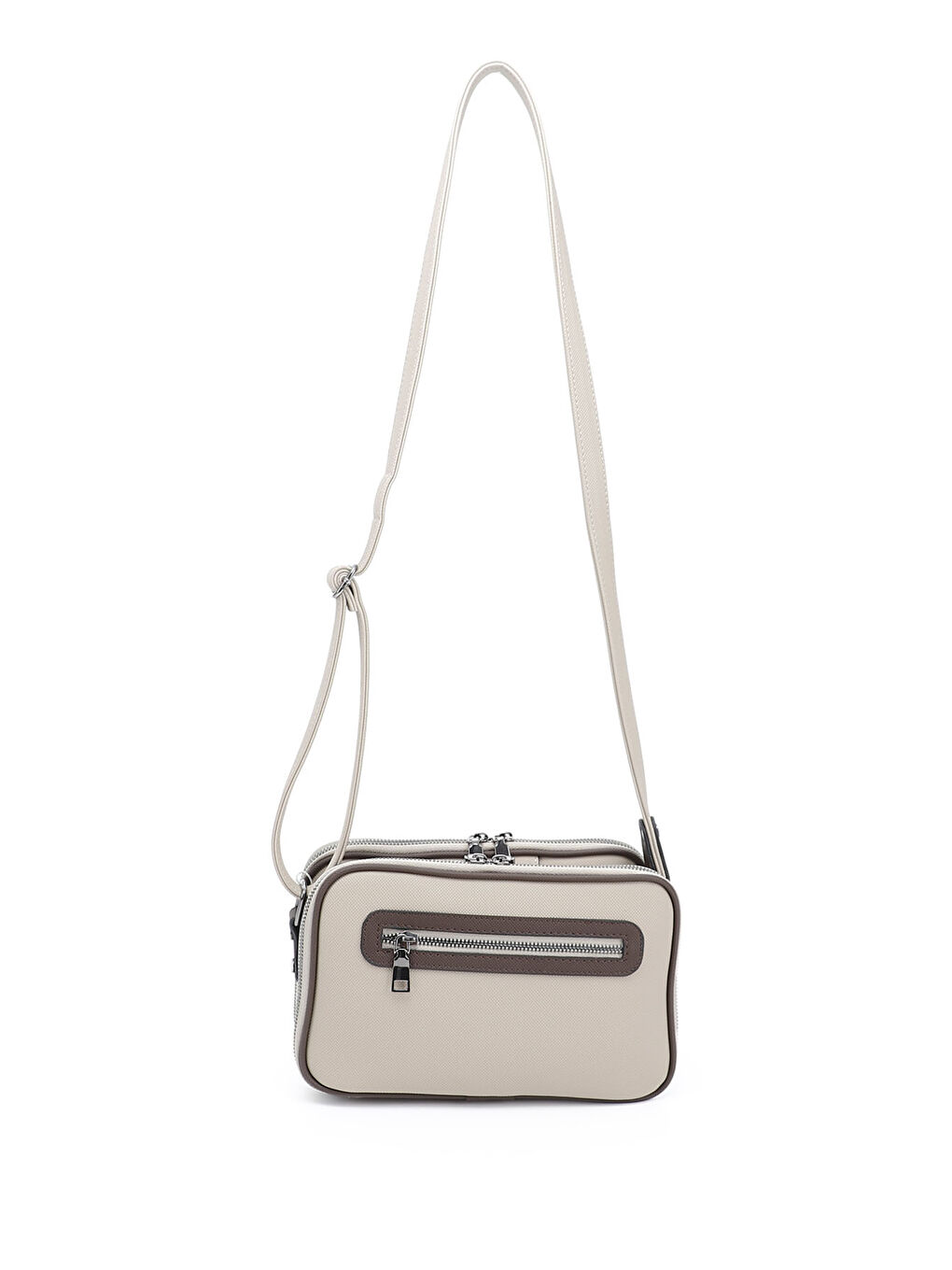 Bej Kadın BEJ-CAMEL Uzun Askılı Omuz Çantası-3