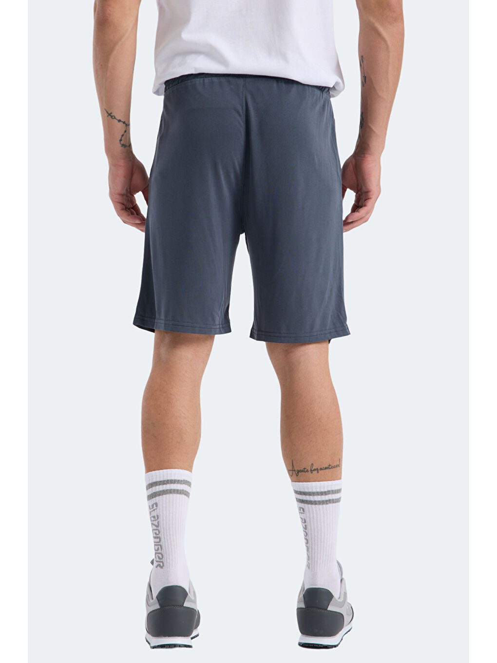 KUSSO IN Erkek Cepli Açık Gri Şort-4