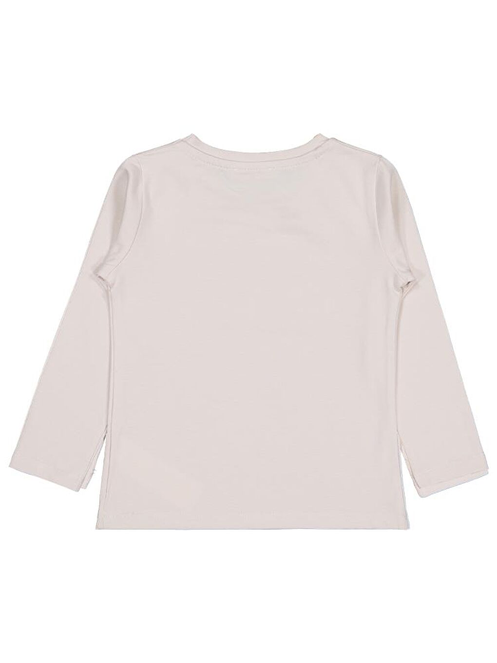 Girls Kurdela Baskılı 2-5 Yaş Sweatshirt - Bej 3-4 Yaş-1