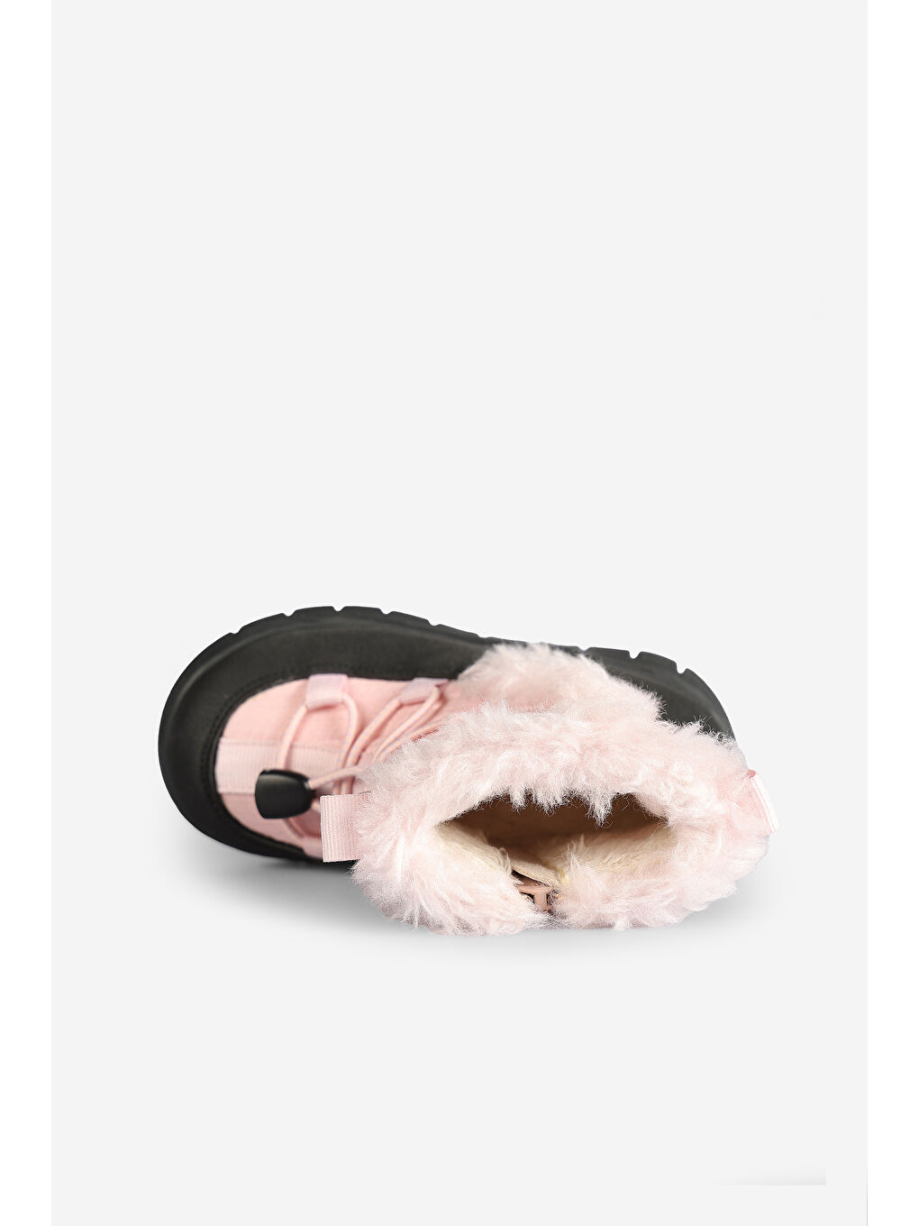 Pembe Nagoya Kürklü Kız Okul Öncesi Pudra Bot-2