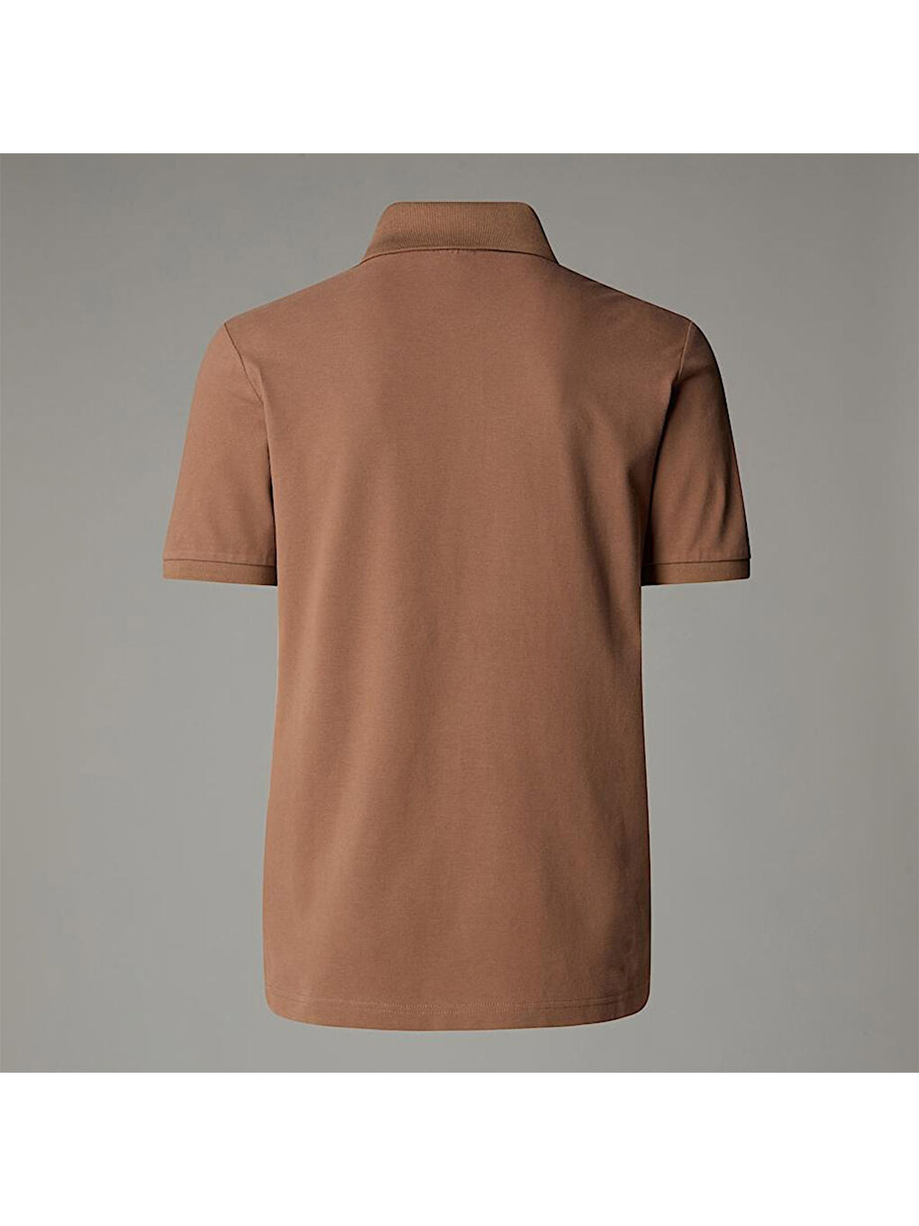 Essential Regular Erkek Kahverengi Polo Yaka Spor Tişört-1