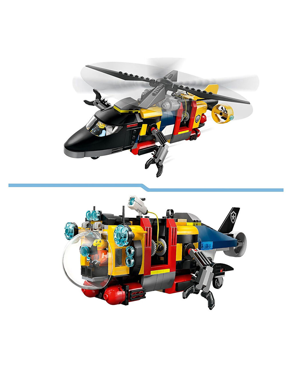 City Helikopter, İtfaiye Kamyonu ve Denizaltı Karışımı 60462-5