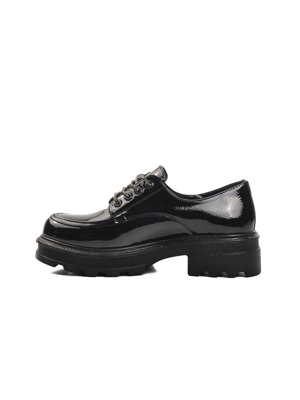 Siyah Rugan Kadın Casual Ayakkabı 7451 Z-1