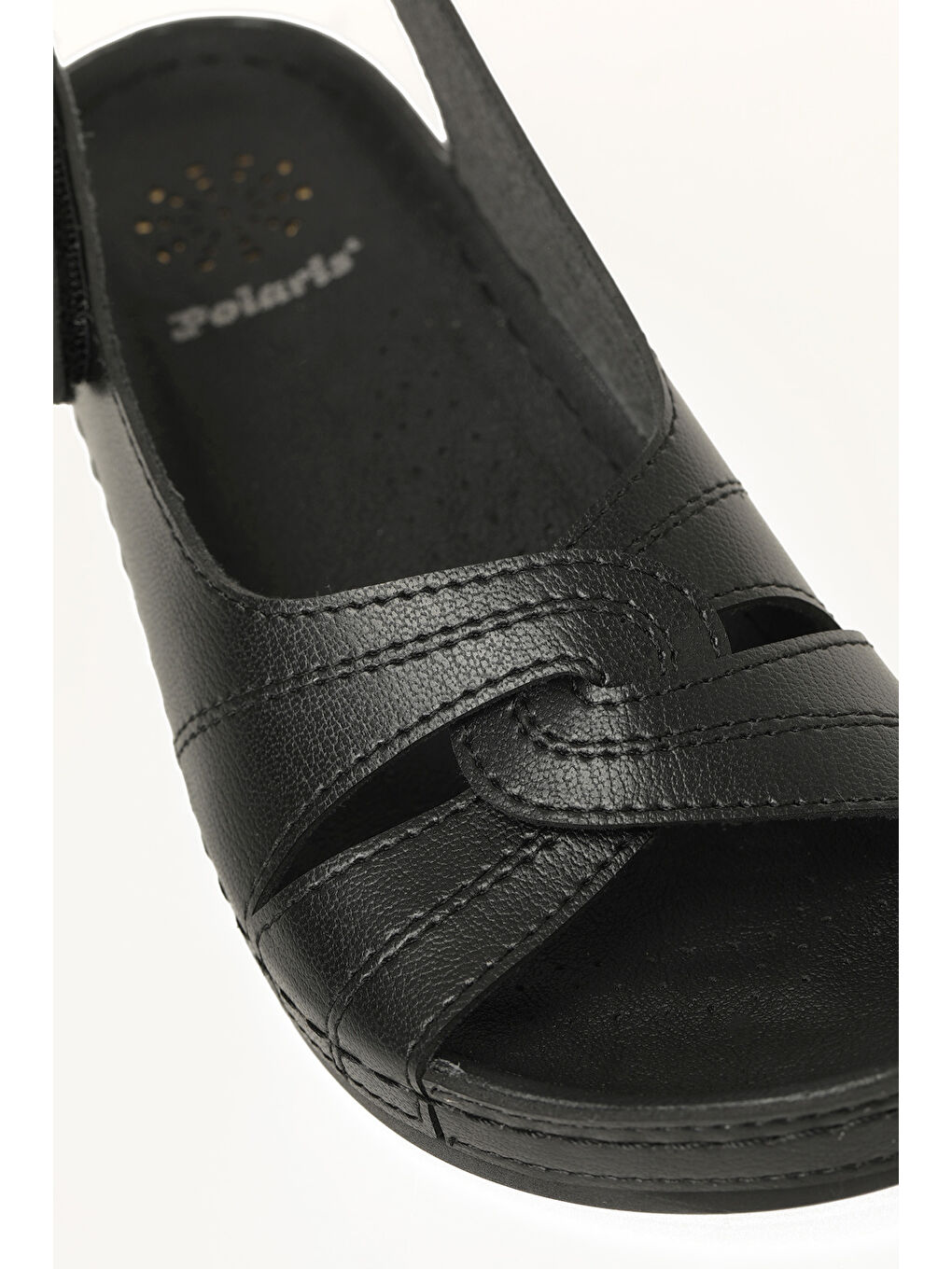 164339.Z6FX Siyah Kadın Düz Sandalet-6