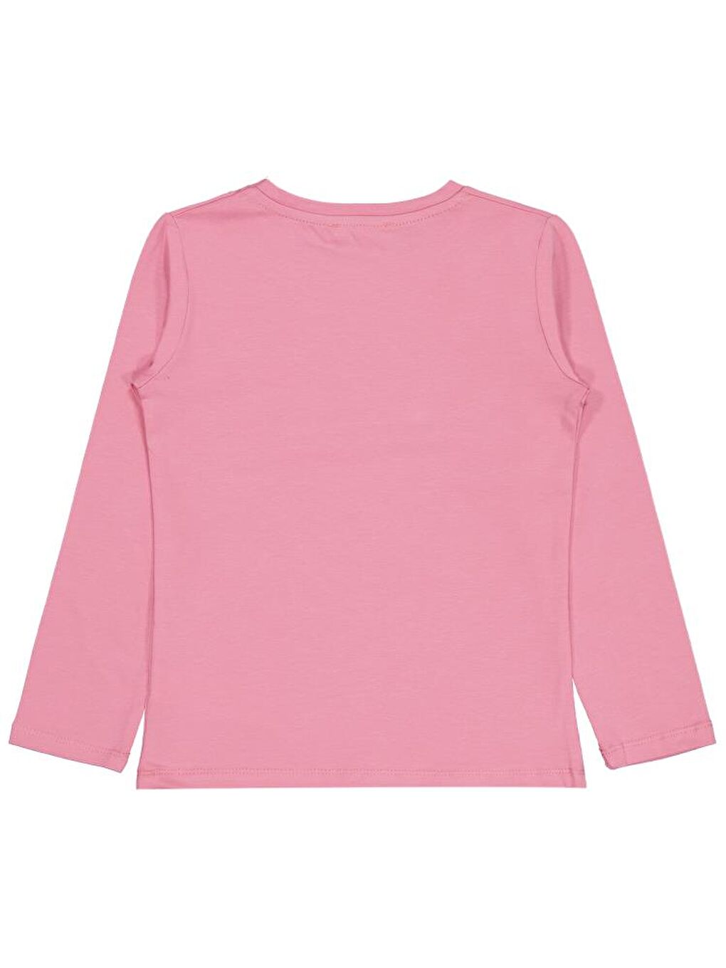 Girls Yıldız Baskılı 6-9 Yaş Sweatshirt - Pembe 9-10 Yaş-1