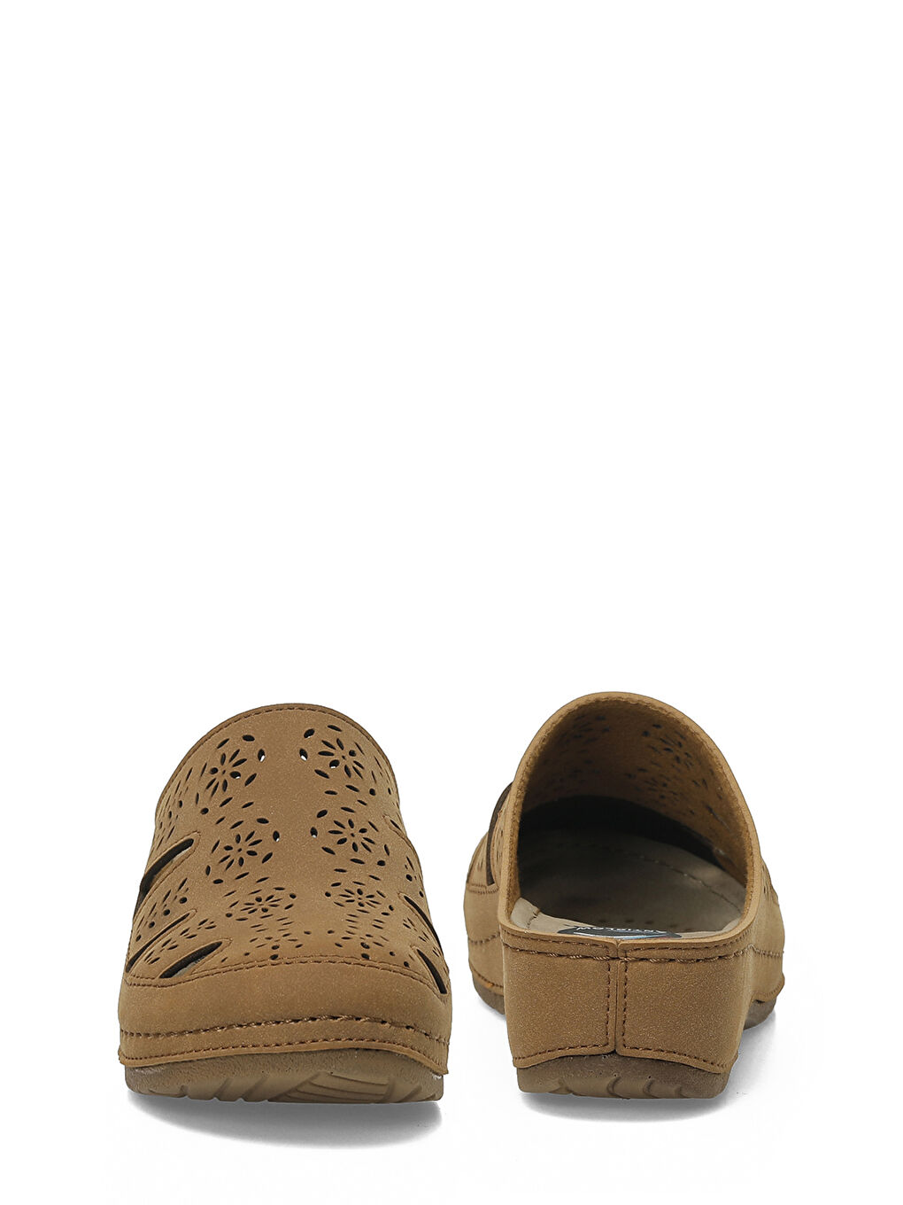 Kahverengi 164347.Z6FX Taba Kadın Terlik-4