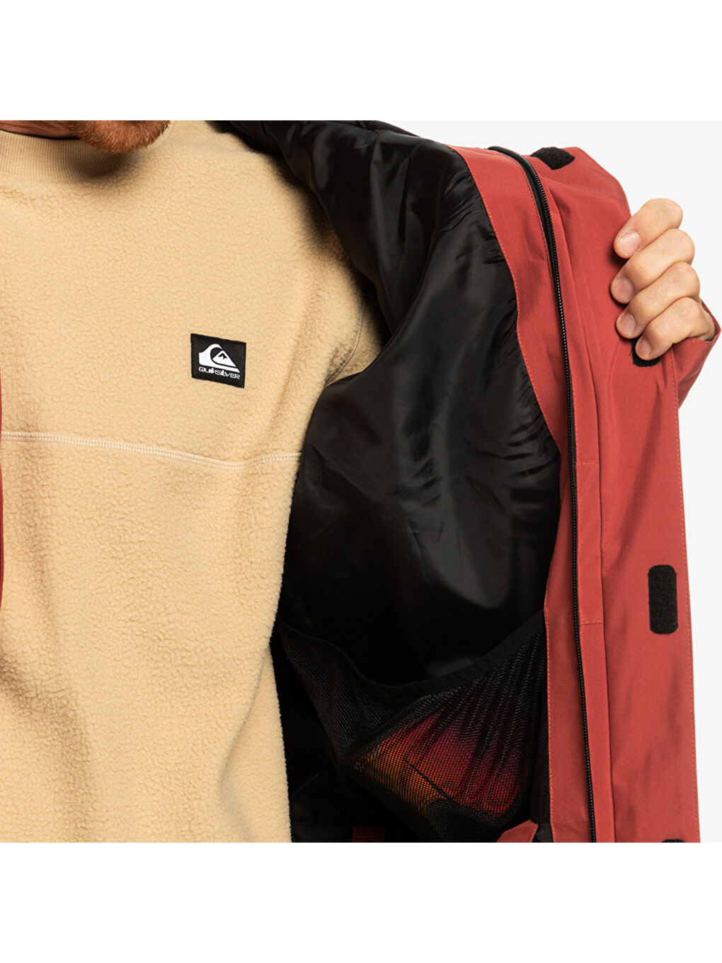 Radicalo Erkek Kırmızı Snowboard Ceketi Kayak Montu-8