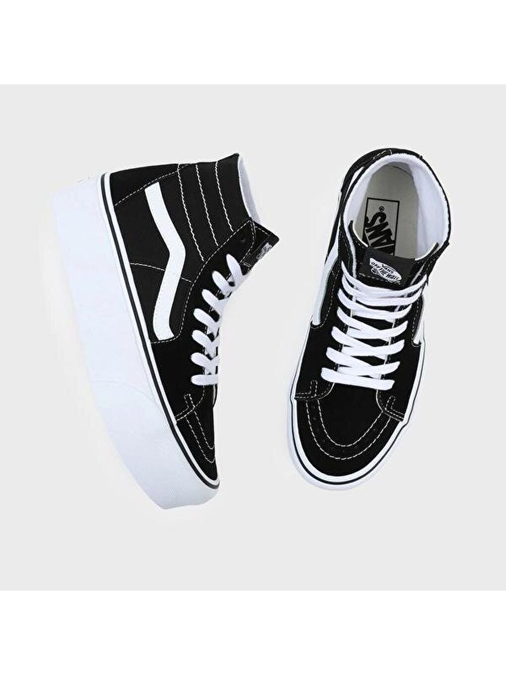 Sk8-Hi Tapered Stackform Kadın Siyah Sneaker-3