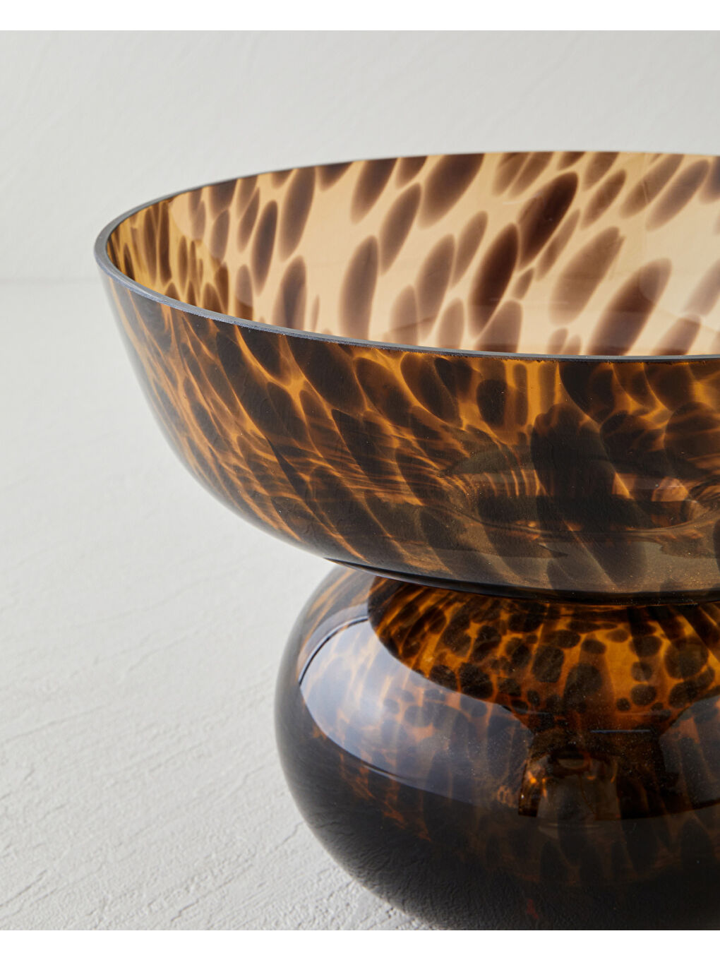 Sarı Terra Cam Vazo 18 cm Amber-2