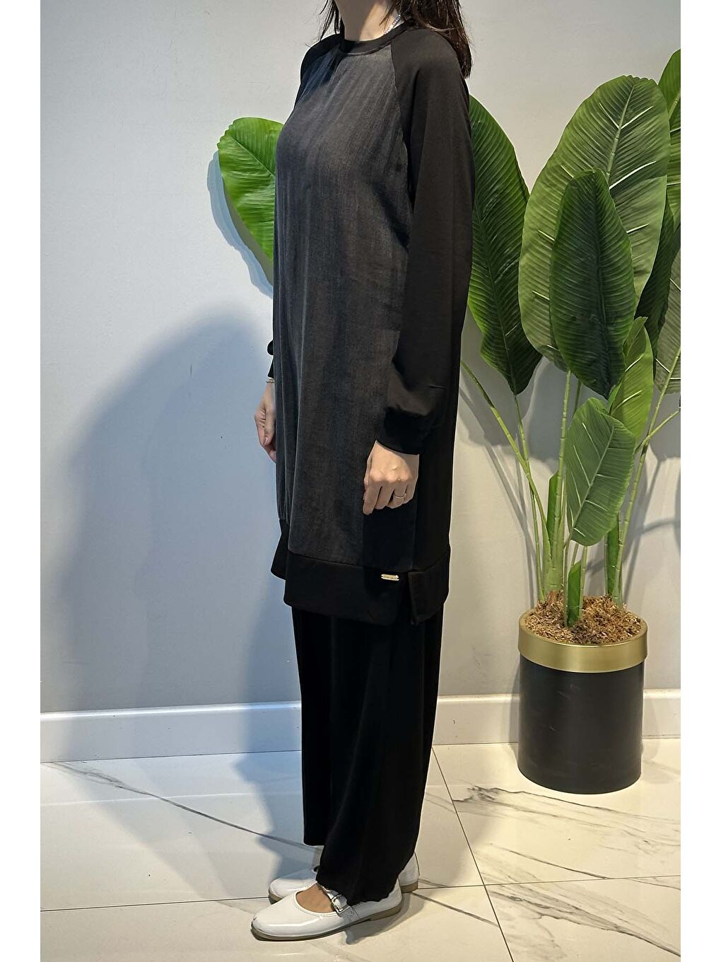 Cupra Detay Pantolonlu Takım 1013 Siyah-2