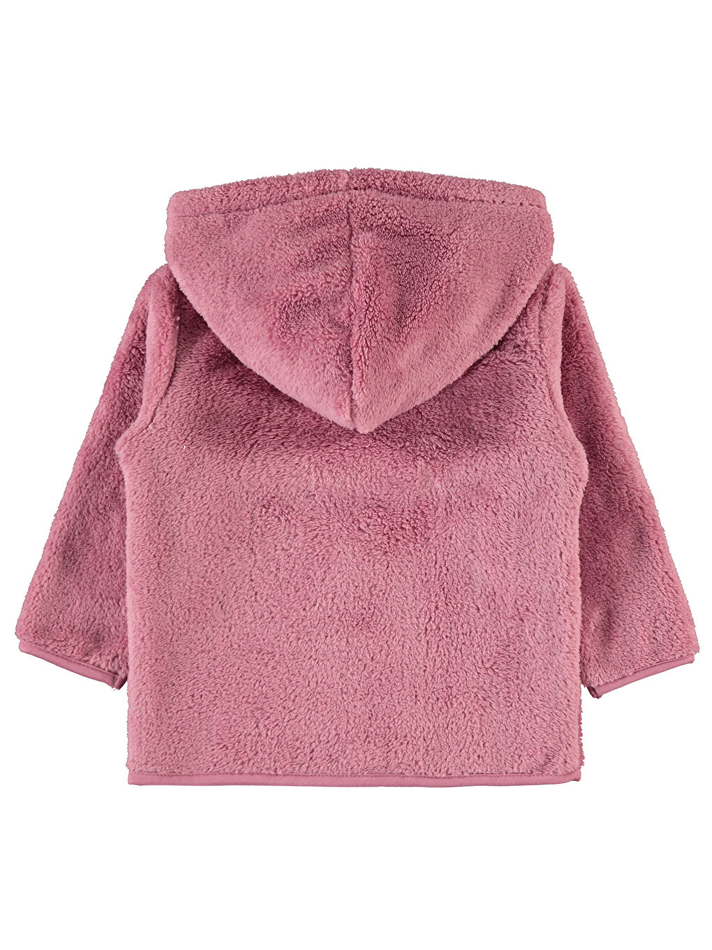 Civil Açık Pembe Baby Kız Bebek Kapüşonlu Fermuarlı Sweatshirt  6 18 Ay Toz Pembe - 1