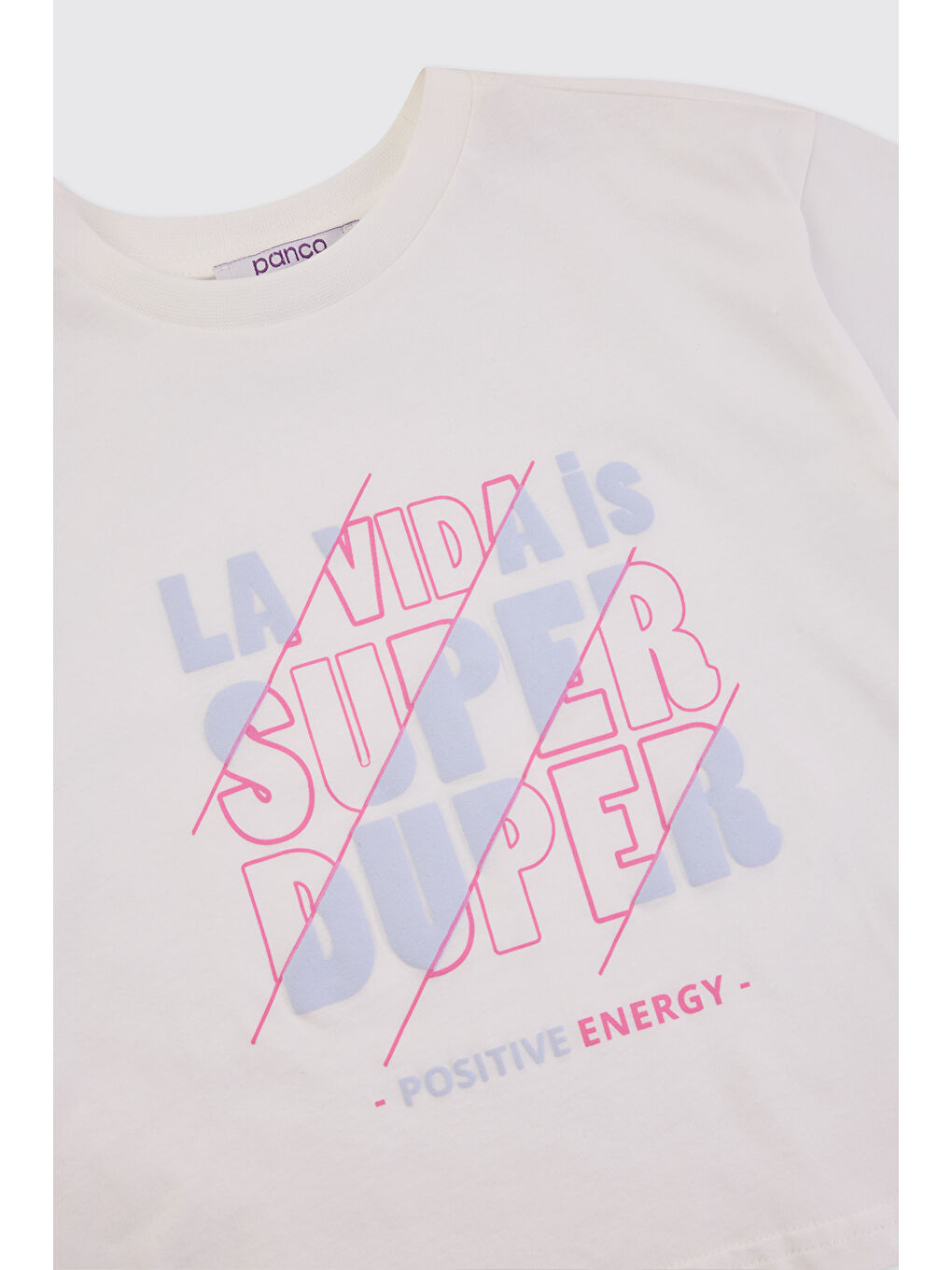 Erkek Bebek Baskılı Kısa Kollu Mavi Tişört-2