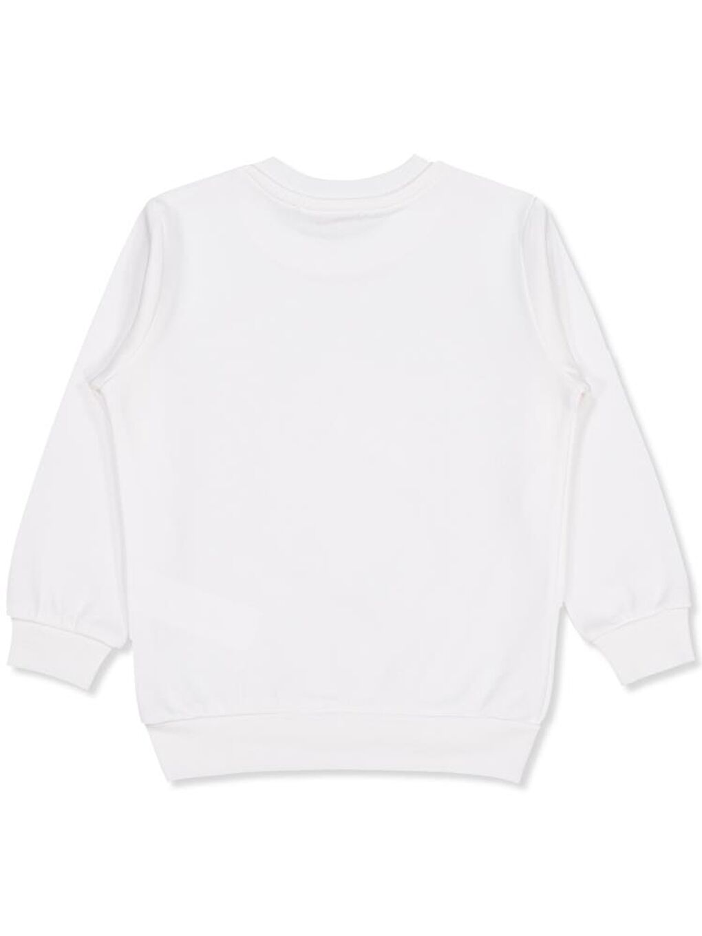 Girls Baskılı 2-5 Yaş Sweatshirt - Ekru 4-5 Yaş-1