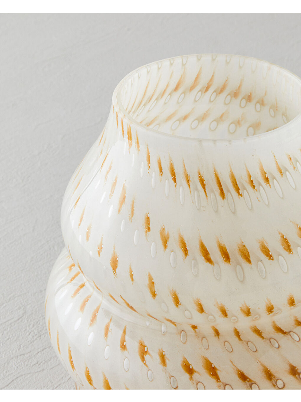 Alicia Cam Vazo 20,5 cm Kahverengi-2