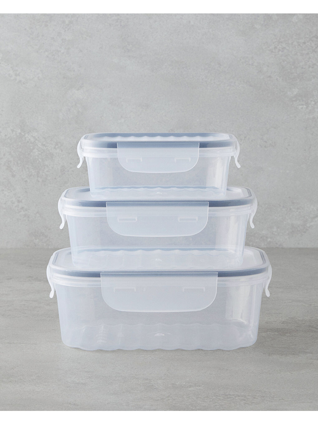 Renksiz Layla Plastik Saklama Kabı 500 - 1000 - 1700 ml Şeffaf