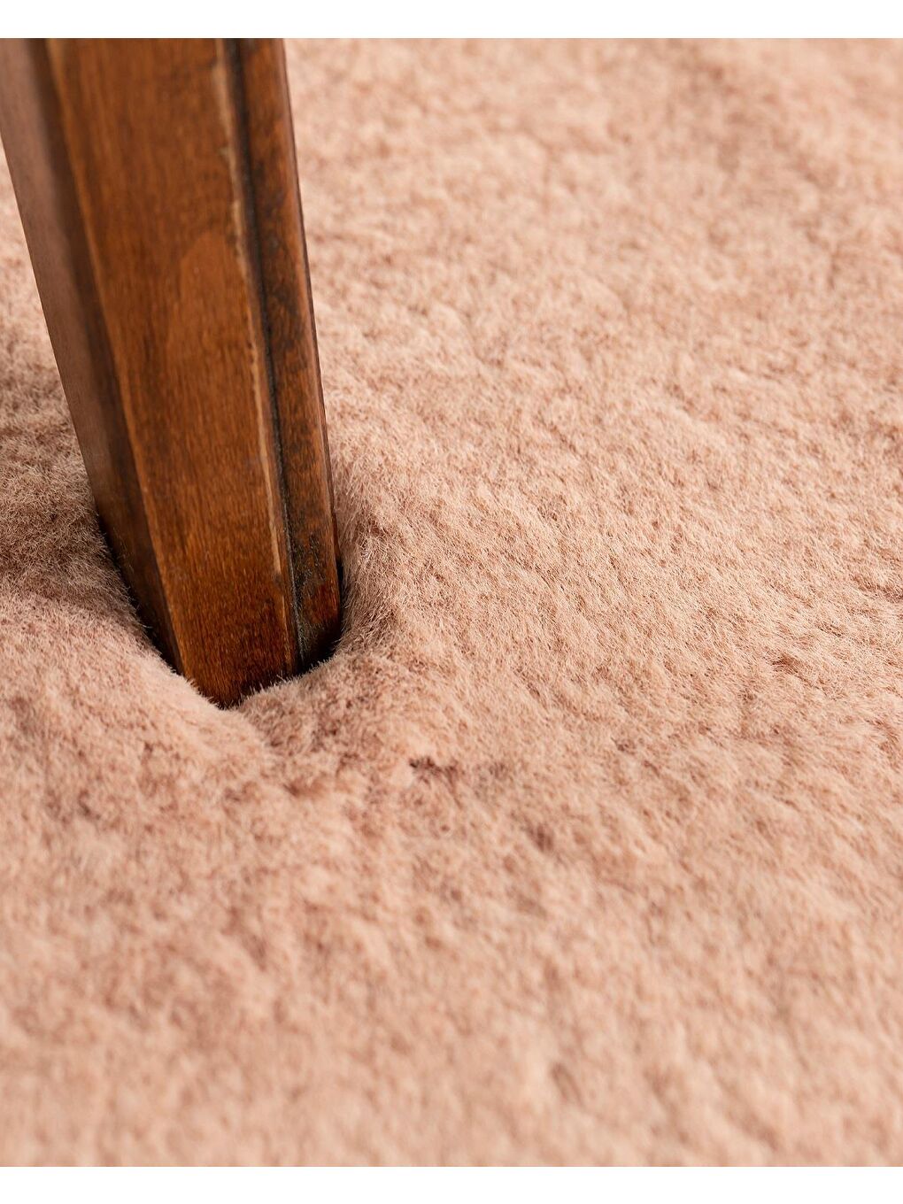Pembe Kürk Halı 120x180 Pudra-4