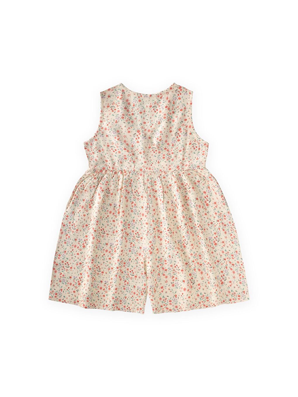 Desenli Viskon Tulum 2-8 Yaş Bej-1