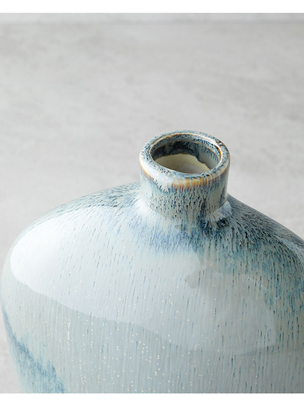 Eterna Vazo 16,5x8x26 cm Lacivert-2