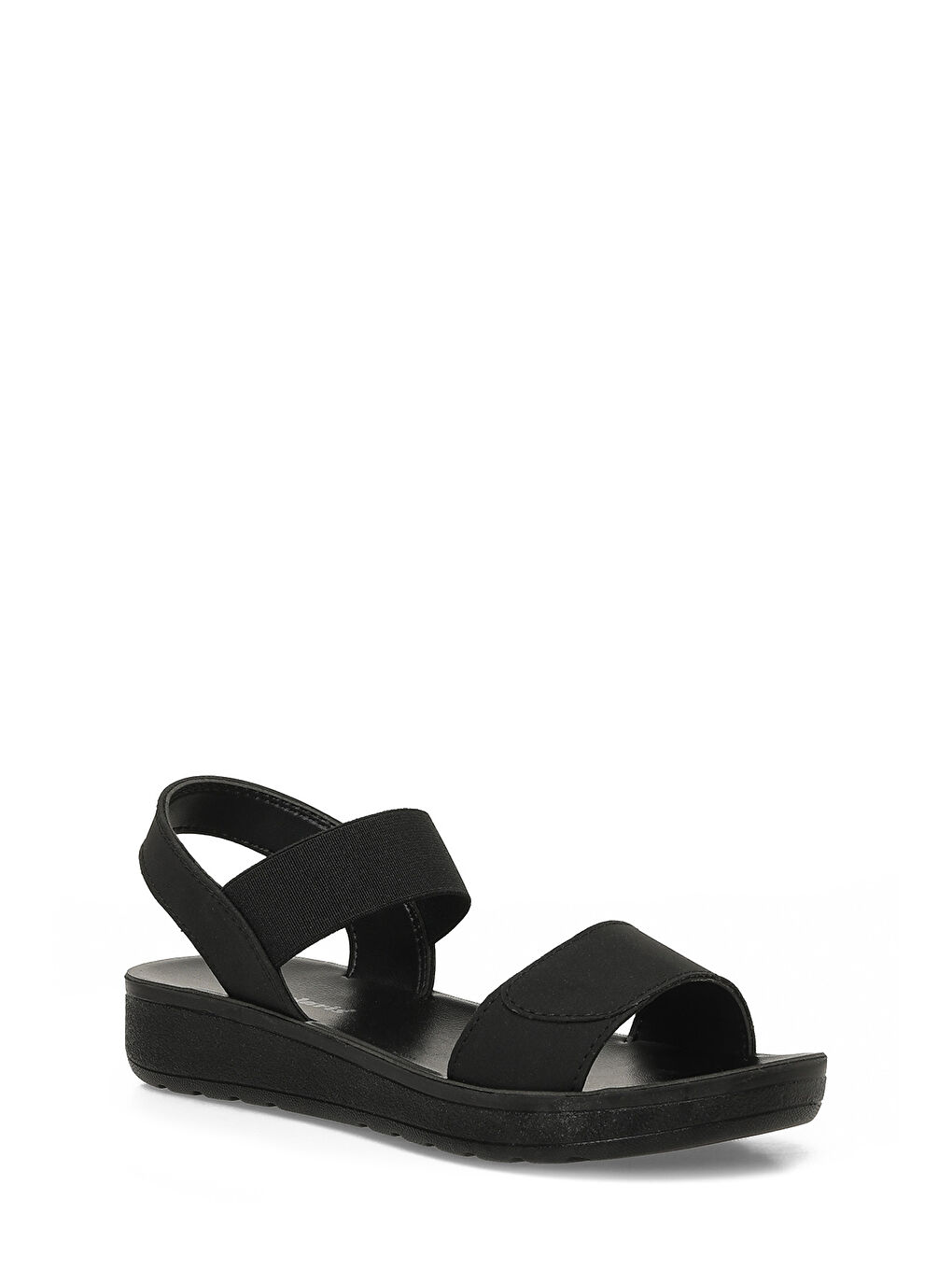409107.Z6FX Siyah Kadın Düz Sandalet-1