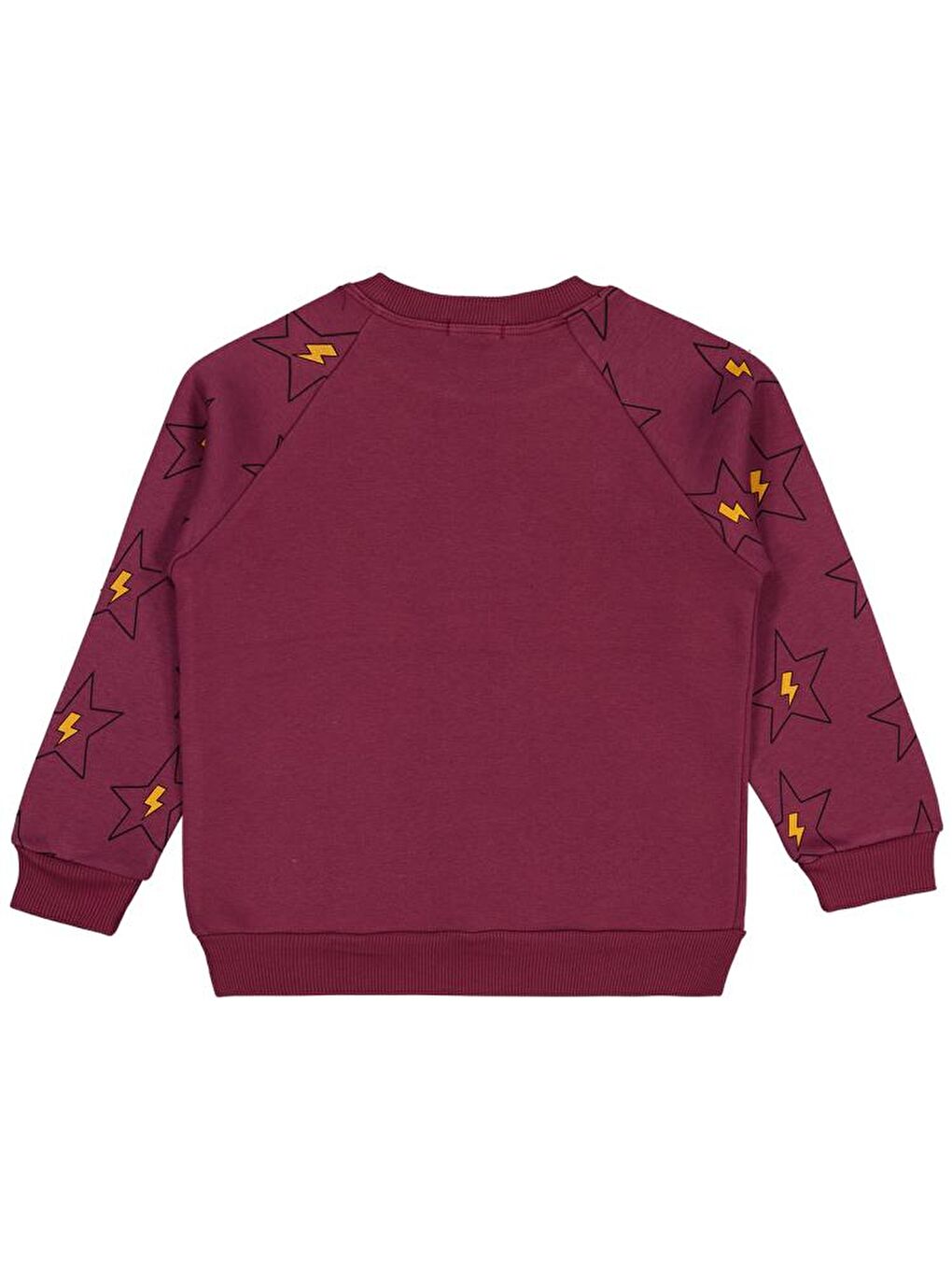 Boys Wanna Be Yıldız Baskılı 6-9 Yaş Sweatshirt - Bordo8-9 Yaş-1