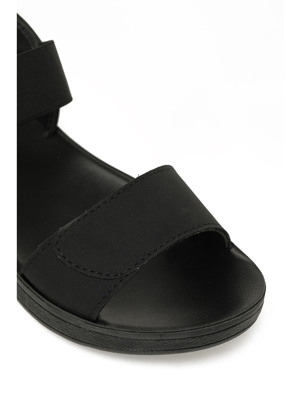 409107.Z6FX Siyah Kadın Düz Sandalet-6