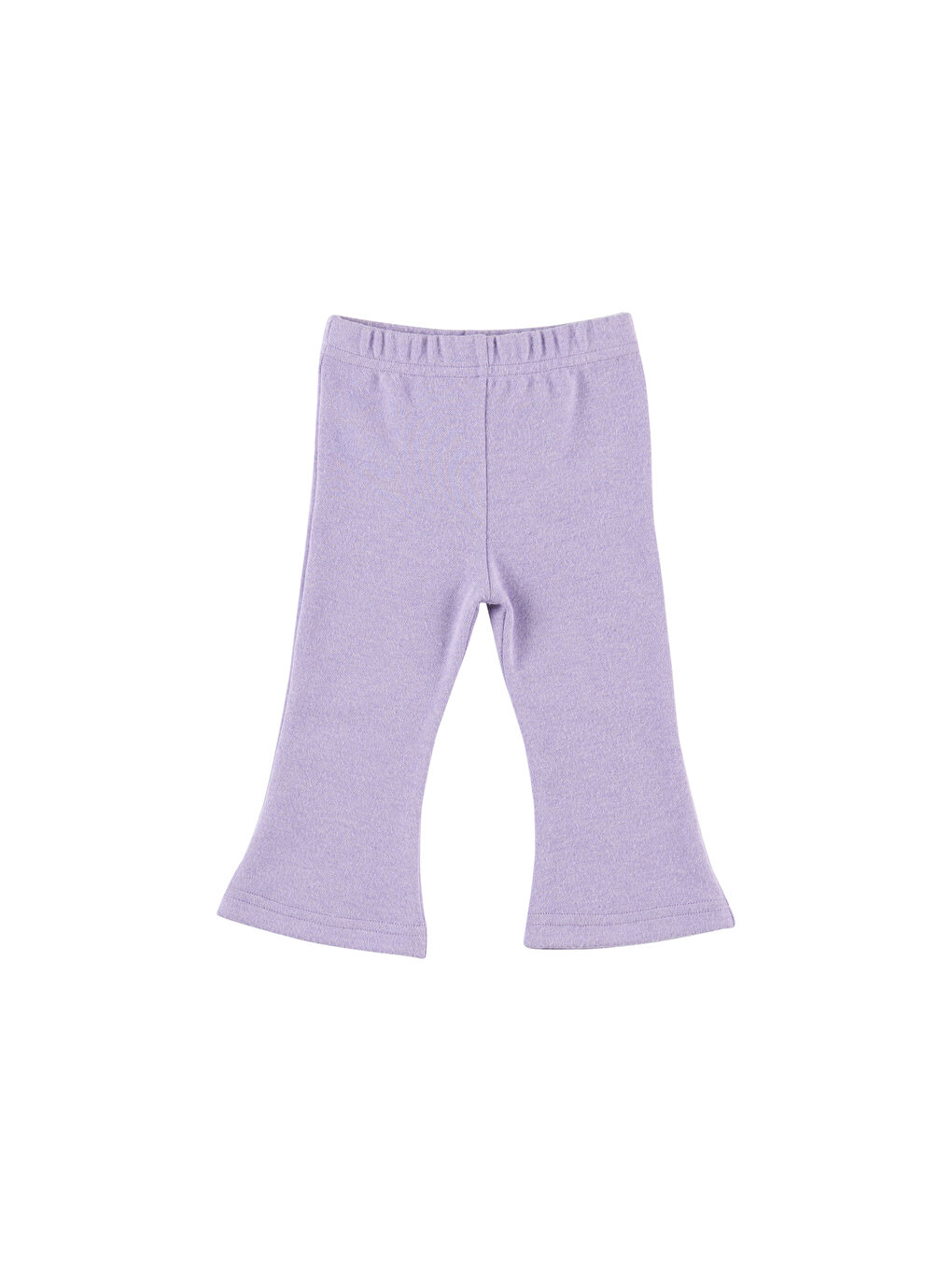 Mor Kız Çocuk Nakış Detaylı Tayt-1