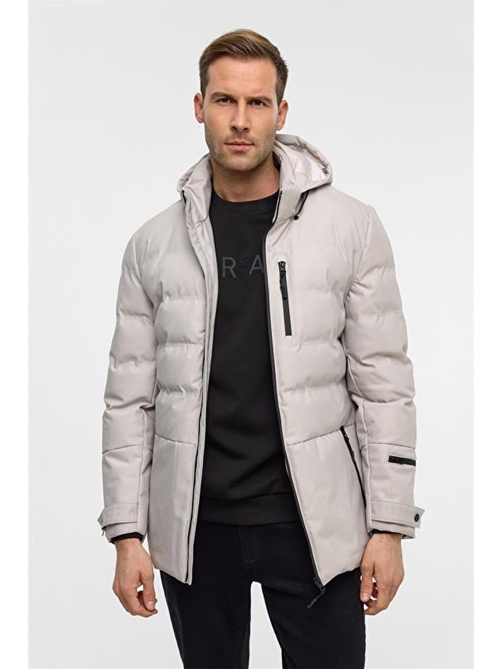 Bej Slim Kapitone Mont