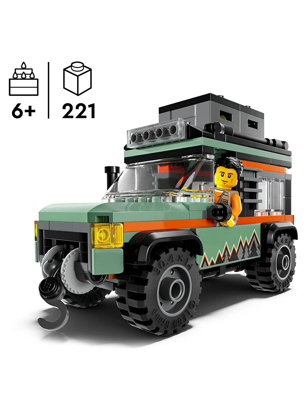 Lego City 4x4 Arazi Dağ Arabası 60447 - 1