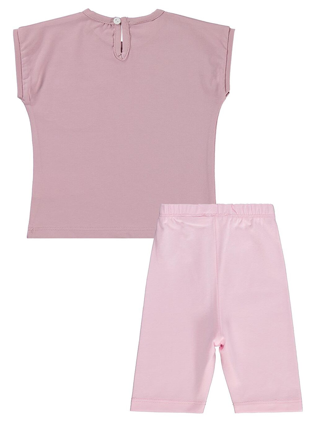Baby Kuş Baskılı 6-18 Ay Takım - Pembe-1