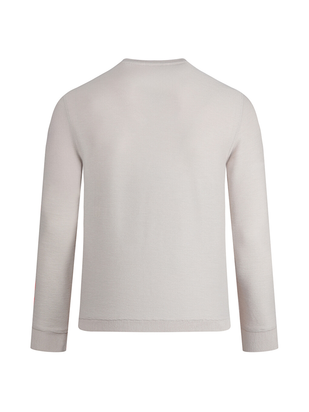 Bej Taş Regular Fit Bisiklet Yaka Sweatshirt-1