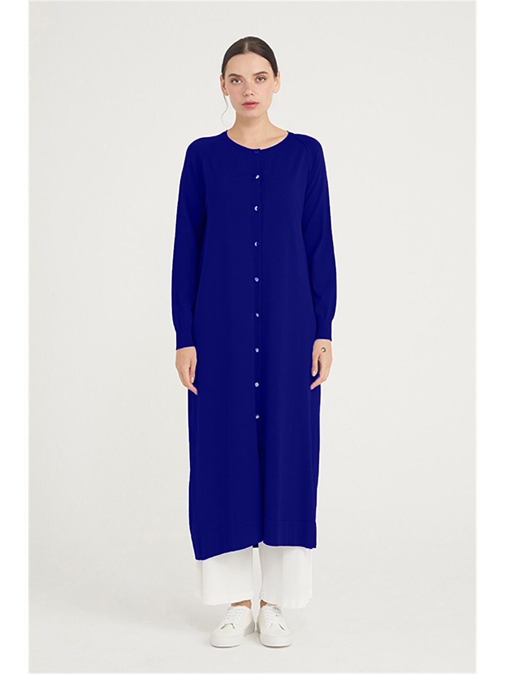 Mavi Merserize Triko Hırka NS-22K-512H Saks