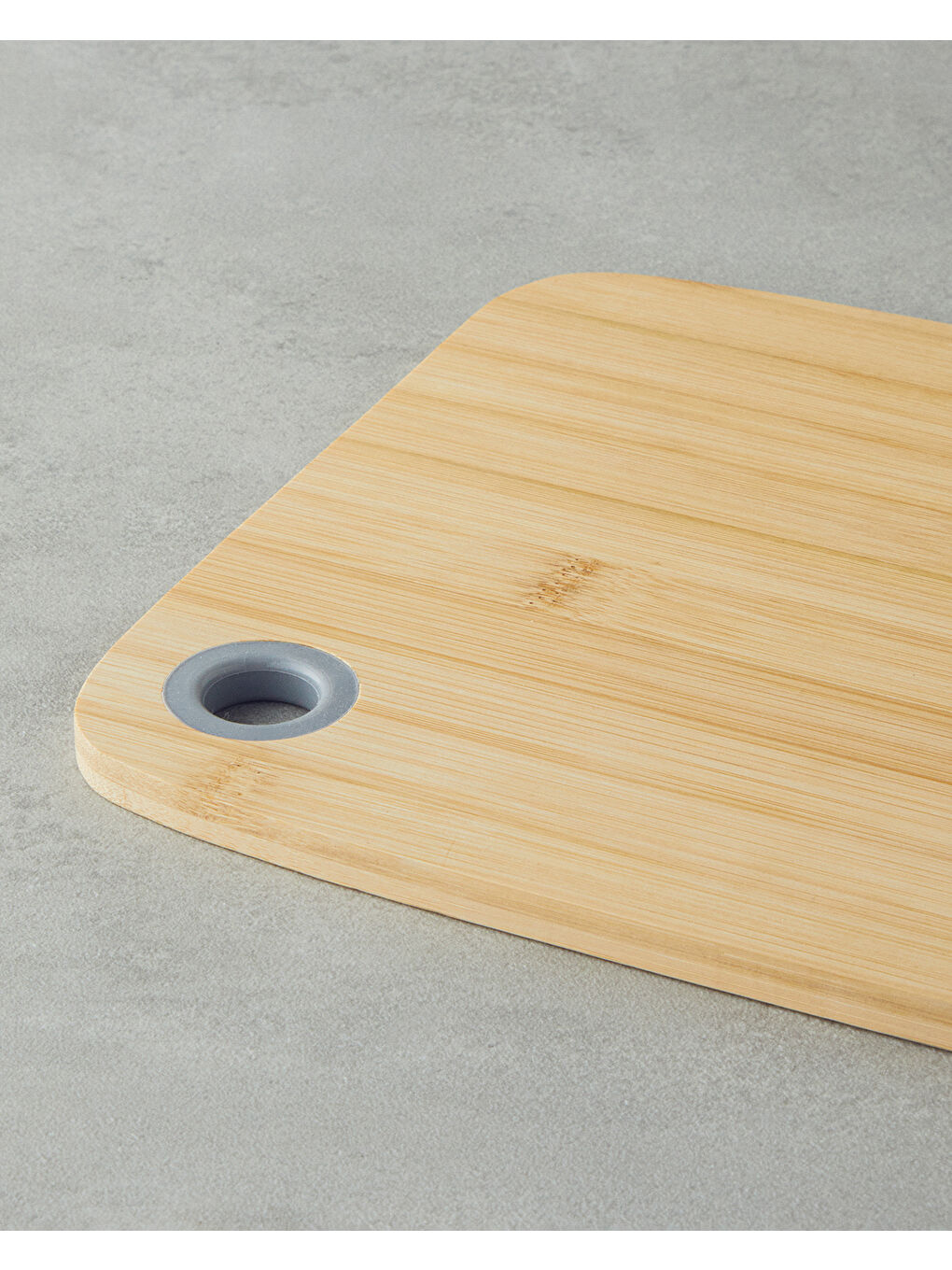 Cora Bambu Kesme Tahtası 30x23 cm Gri-1