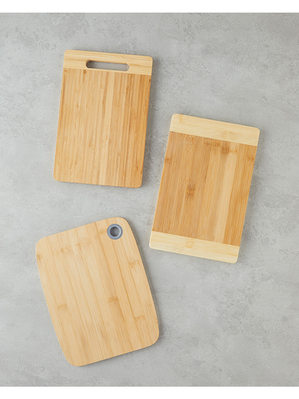 Cora Bambu Kesme Tahtası 30x23 cm Gri-2