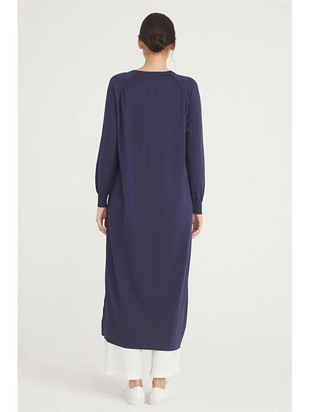 Merserize Triko Hırka NS-22K-512H Lacivert-3