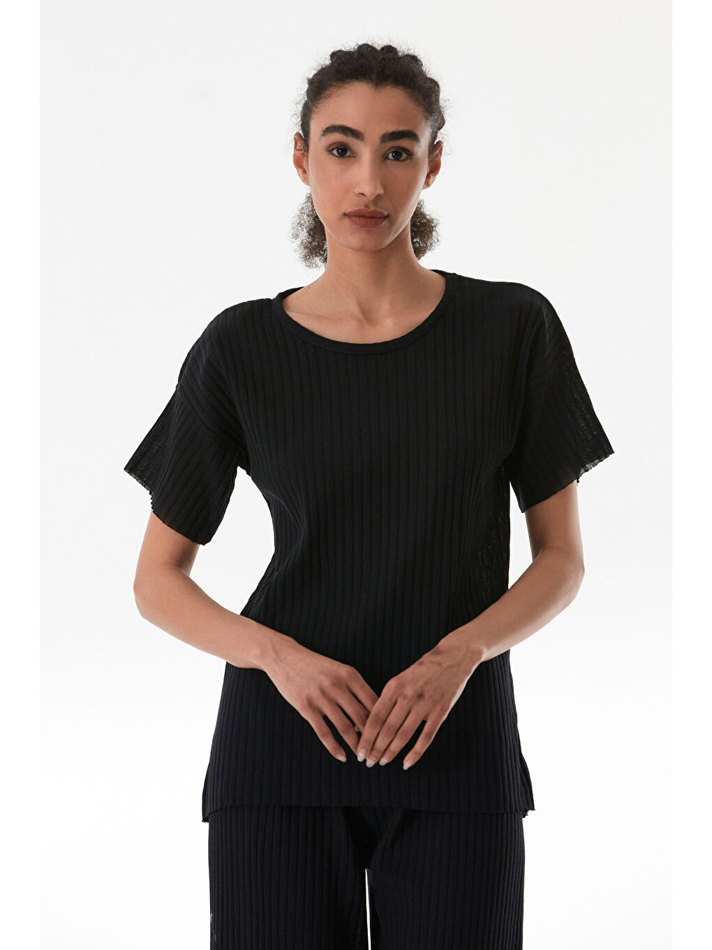 Siyah Fitilli Beli Lastikli Kaşkorse Takım-1