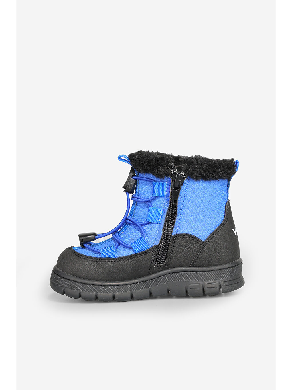 Nagoya Kürklü Erkek Okul Öncesi Saks Mavi Bot-1