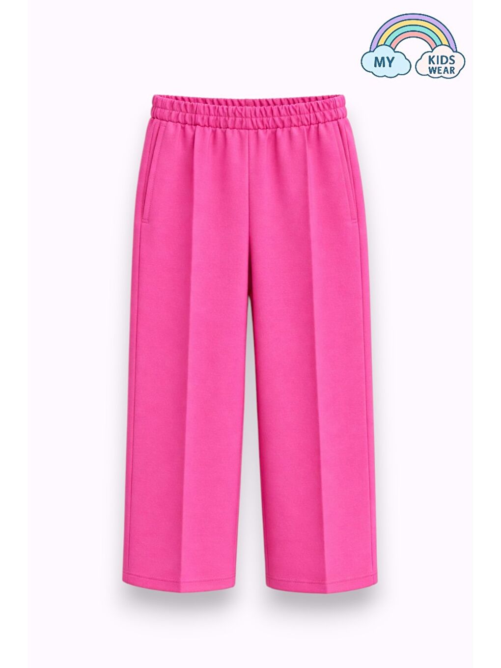 Pembe Kız Çocuk Mevsimlik Pamuklu Eşofman Altı 5-16 Yaş 12401-1