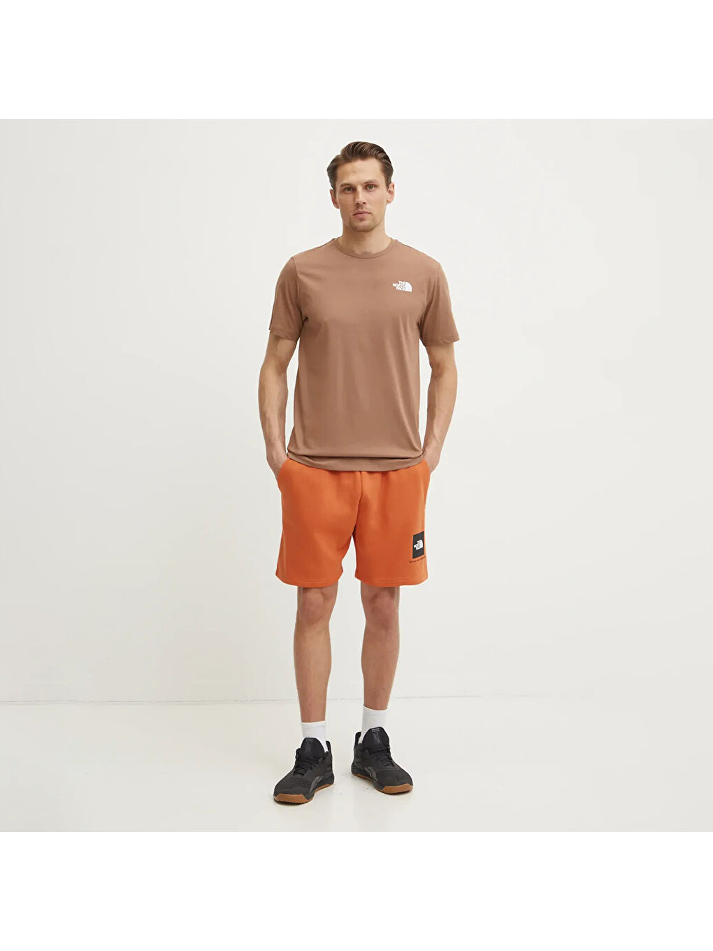 Box Never Stop Exploring Regular Erkek Turuncu Şort-1