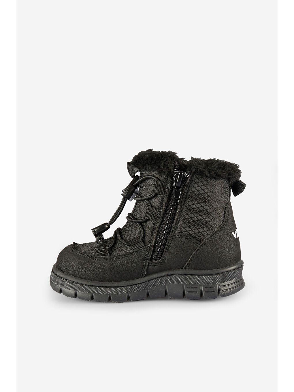 Nagoya Kürklü Erkek Okul Öncesi Siyah Bot-1